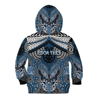 Aotearoa Iwi Ngati Mutunga Personalised Kid Hoodie Maori Kowhaiwhai Pattern LT19 - Polynesian Pride