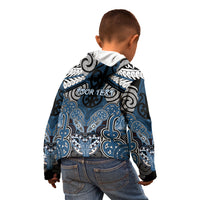 Aotearoa Iwi Ngati Mutunga Personalised Kid Hoodie Maori Kowhaiwhai Pattern LT19 - Polynesian Pride