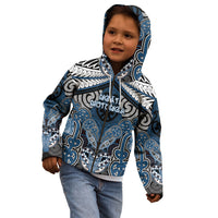 Aotearoa Iwi Ngati Mutunga Personalised Kid Hoodie Maori Kowhaiwhai Pattern LT19 - Polynesian Pride