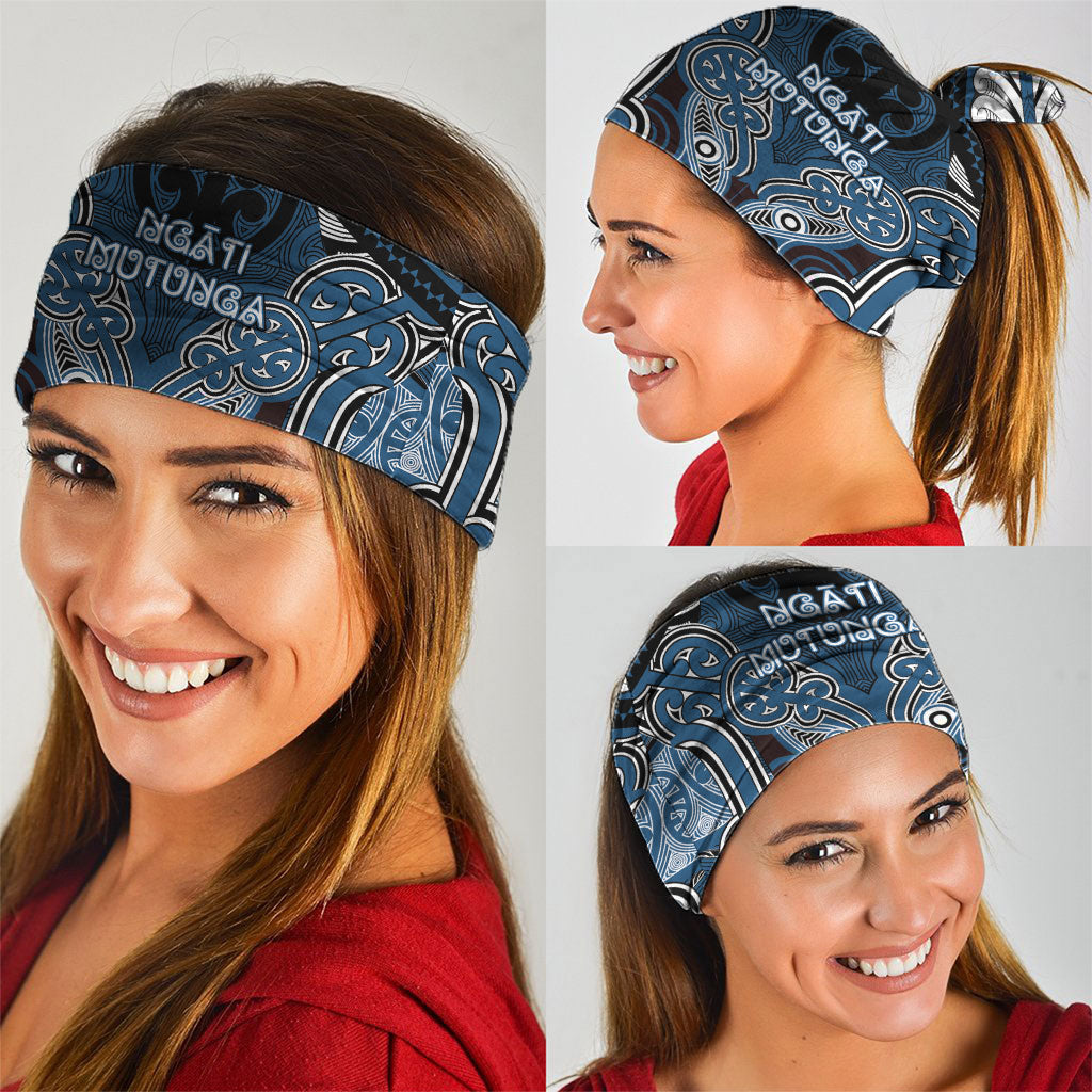Aotearoa Iwi Ngati Mutunga Neck Gaiter Maori Kowhaiwhai Pattern
