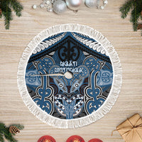 Aotearoa Iwi Ngati Mutunga Tree Skirt Maori Kowhaiwhai Pattern
