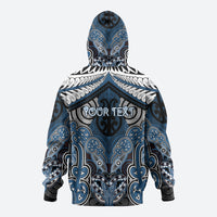 Aotearoa Iwi Ngati Mutunga Personalised Zip Hoodie Maori Kowhaiwhai Pattern