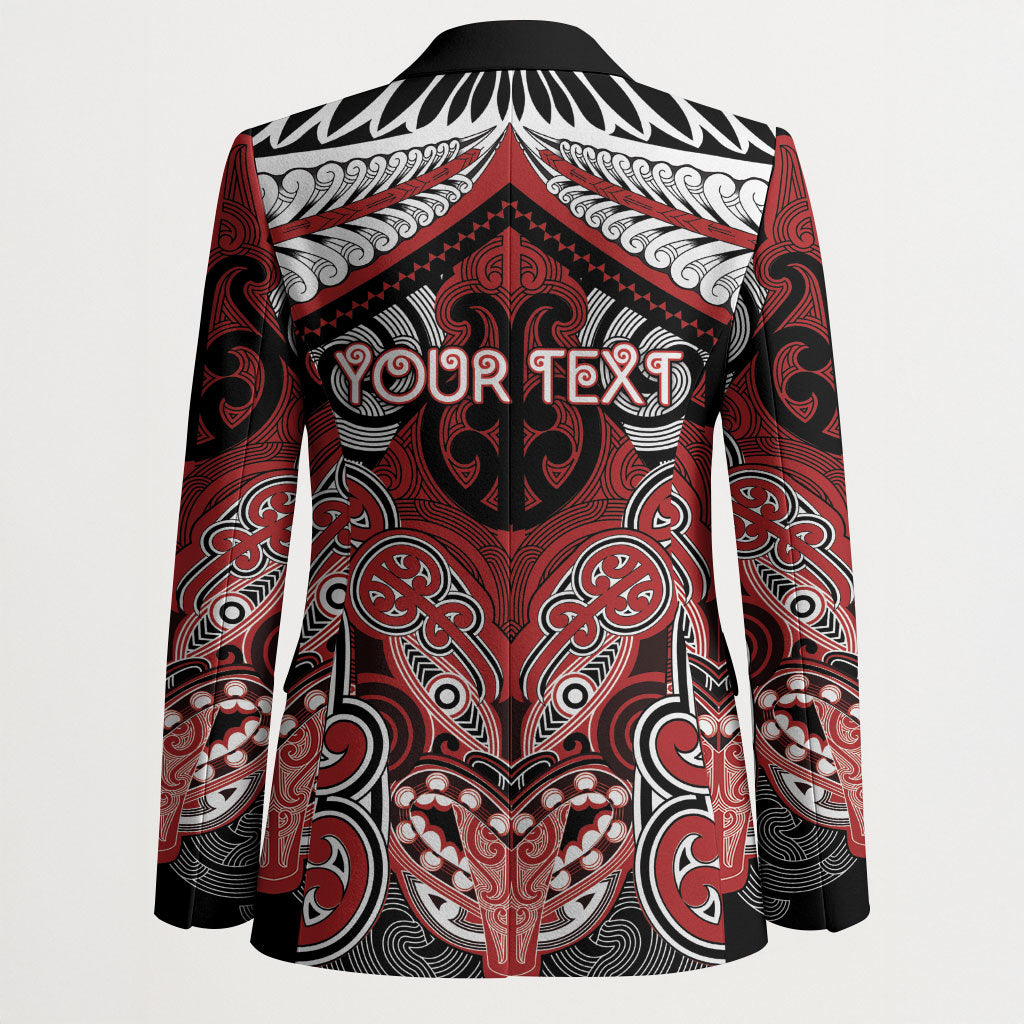 Aotearoa Iwi Te Ati Awa Personalised Blazer Maori Kowhaiwhai Pattern