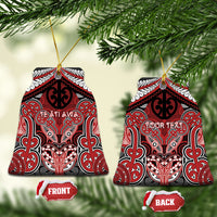 Aotearoa Iwi Te Ati Awa Personalised Ceramic Ornament Maori Kowhaiwhai Pattern