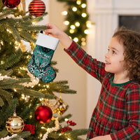 Aotearoa Iwi Ngati Maru Personalised Christmas Stocking Maori Kowhaiwhai Pattern