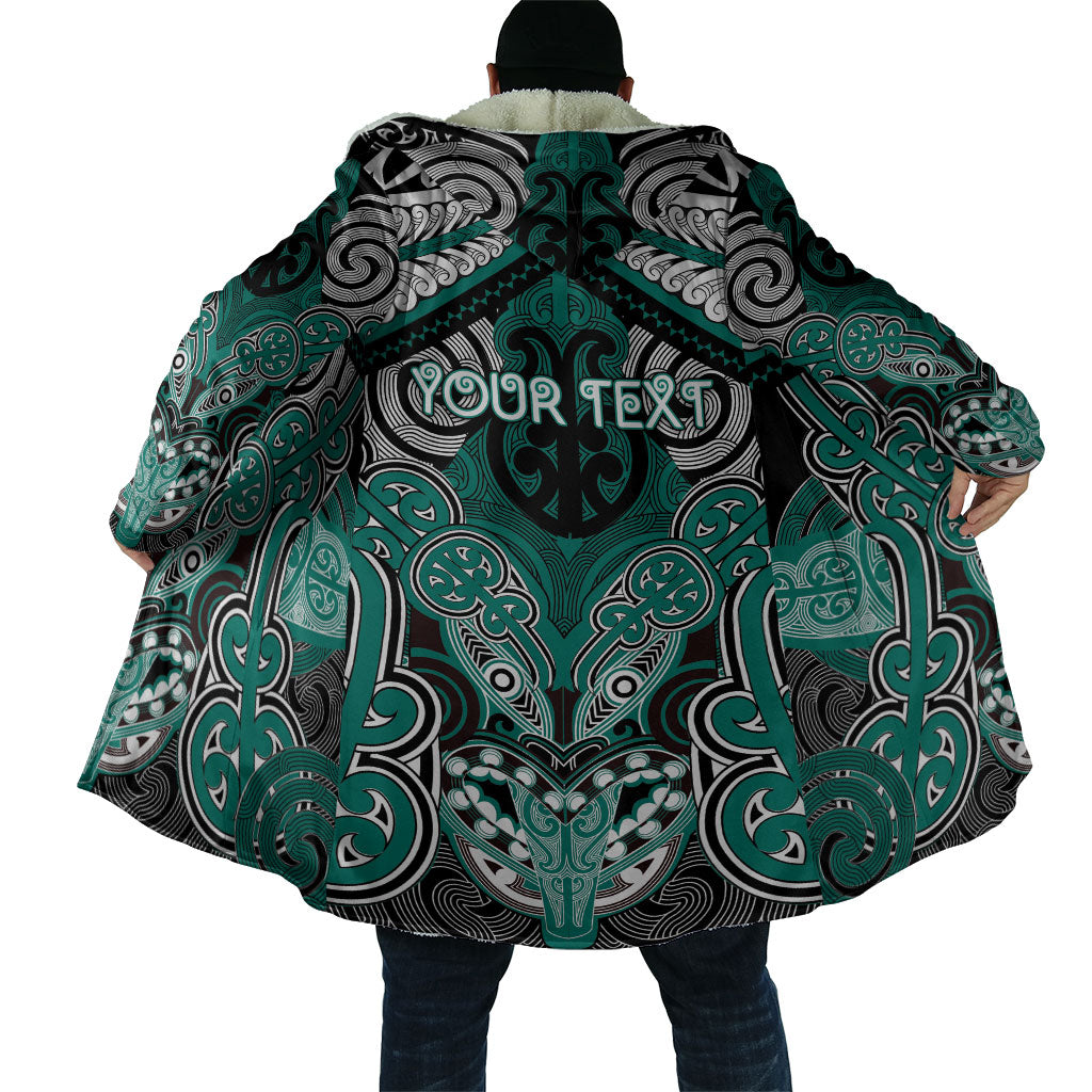 Aotearoa Iwi Ngati Maru Personalised Cloak Maori Kowhaiwhai Pattern LT19 - Polynesian Pride