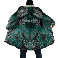 Aotearoa Iwi Ngati Maru Personalised Cloak Maori Kowhaiwhai Pattern LT19 - Polynesian Pride