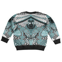 Aotearoa Iwi Ngati Paoa Personalised Kid Ugly Christmas Sweater Maori Kowhaiwhai Pattern LT19 - Polynesian Pride