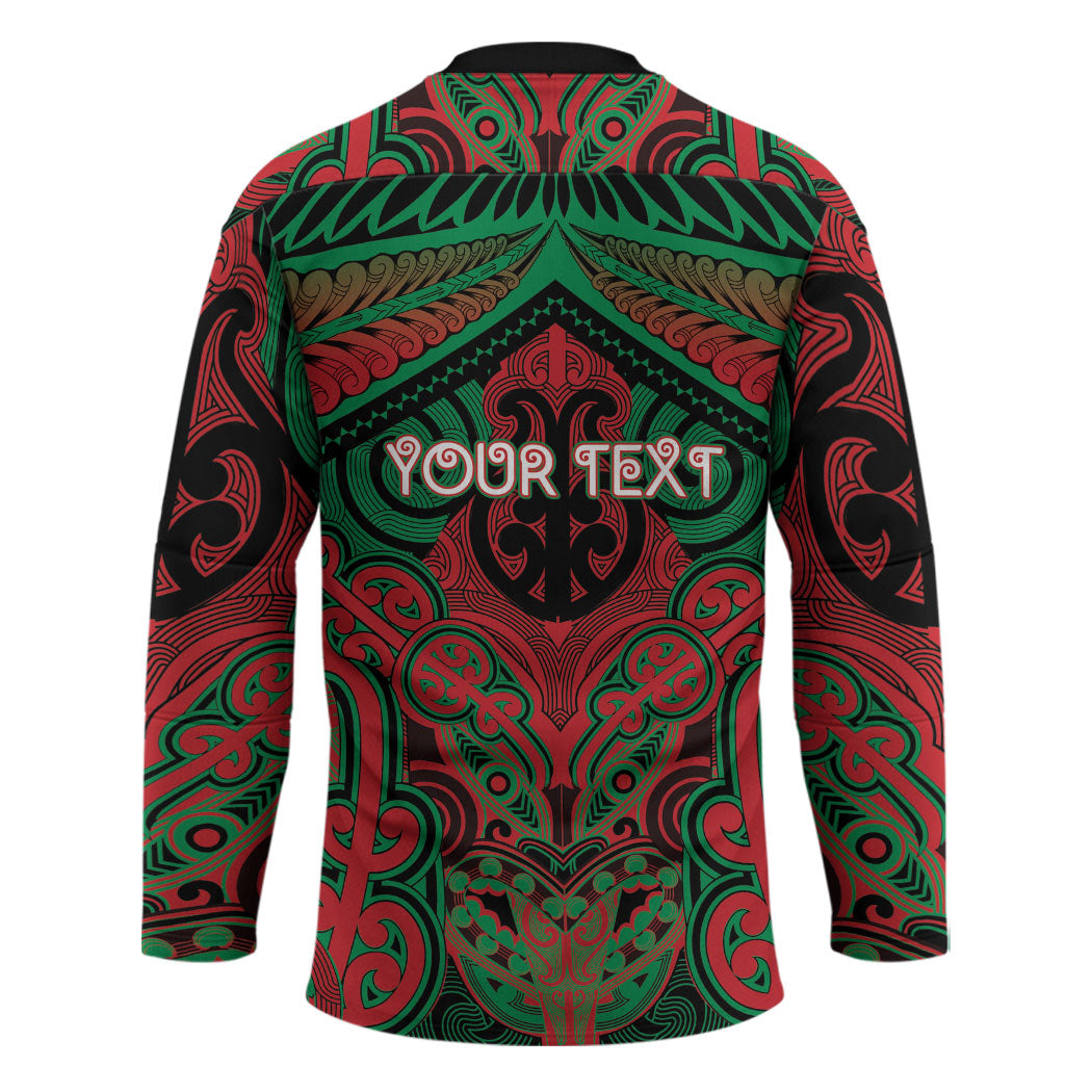 Aotearoa Iwi Ngati Hine Personalised Hockey Jersey Maori Kowhaiwhai Pattern LT19 - Polynesian Pride