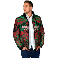 Aotearoa Iwi Ngati Hine Personalised Padded Jacket Maori Kowhaiwhai Pattern