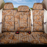 Brown Hawaii Palaka Cowboy Back Car Seat Cover Hawaiian Paniolo Festival Spirit LT19 One Size Brown - Polynesian Pride