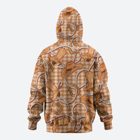 Brown Hawaii Palaka Cowboy Hoodie Hawaiian Paniolo Festival Spirit LT19 - Polynesian Pride