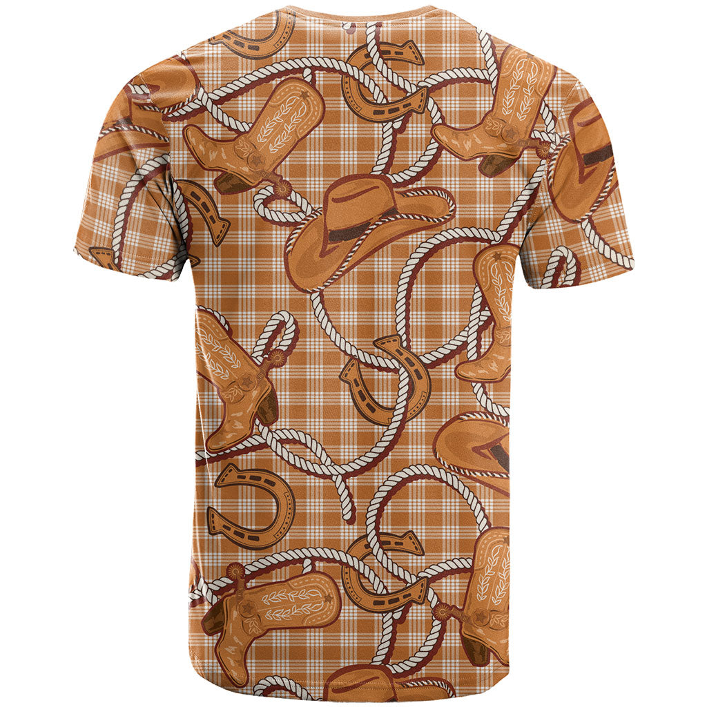 Brown Hawaii Palaka Cowboy T Shirt Hawaiian Paniolo Festival Spirit LT19 - Polynesian Pride
