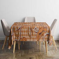 Brown Hawaii Palaka Cowboy Tablecloth Hawaiian Paniolo Festival Spirit LT19 - Polynesian Pride
