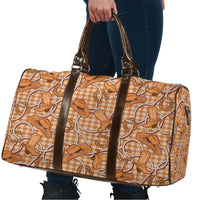Brown Hawaii Palaka Cowboy Travel Bag Hawaiian Paniolo Festival Spirit LT19 - Polynesian Pride
