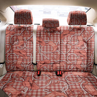 Red Hawaii Palaka Cowboy Back Car Seat Cover Hawaiian Paniolo Festival Spirit LT19 - Polynesian Pride