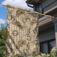 Beige Hawaii Palaka Cowboy Garden Flag Hawaiian Paniolo Festival Spirit LT19 - Polynesian Pride