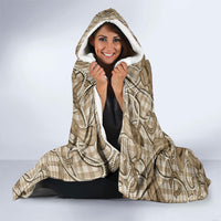 Beige Hawaii Palaka Cowboy Hooded Blanket Hawaiian Paniolo Festival Spirit LT19 - Polynesian Pride