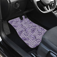 Purple Hawaii Palaka Cowboy Car Mats Hawaiian Paniolo Festival Spirit LT19 - Polynesian Pride