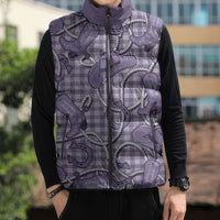 Purple Hawaii Palaka Cowboy Sleeveless Puffer Jacket Hawaiian Paniolo Festival Spirit LT19 - Polynesian Pride