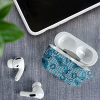 Blue Hawaii Palaka Cowboy AirPods Case Hawaiian Paniolo Festival Spirit LT19 - Polynesian Pride