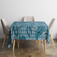 Blue Hawaii Palaka Cowboy Tablecloth Hawaiian Paniolo Festival Spirit LT19 - Polynesian Pride