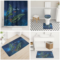 New Zealand Takahe Personalised Bathroom Set Silver Fern Galaxy Polynesian Pattern LT22 - Polynesian Pride