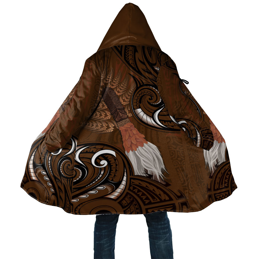 New Zealand Taiaha Cloak Maori Weapon Silver Fern Maori Pattern