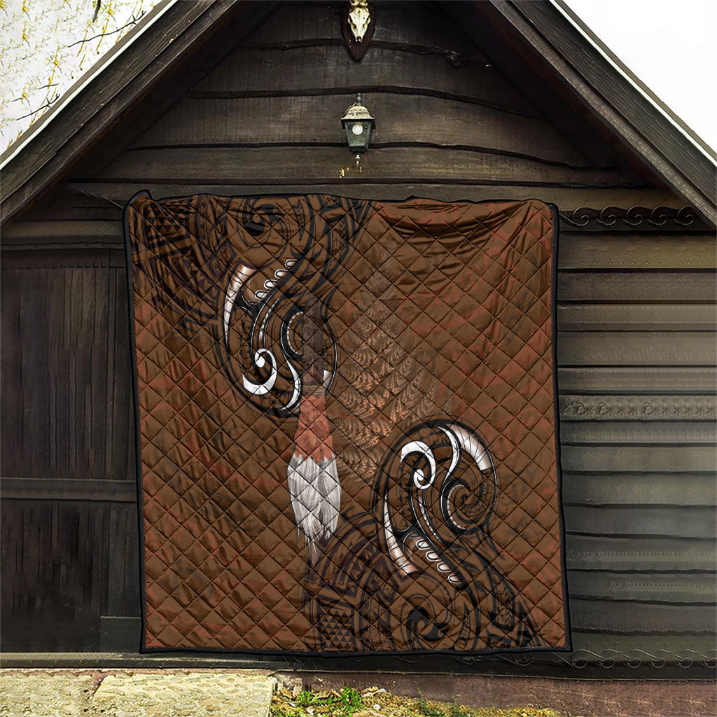 New Zealand Taiaha Quilt Maori Weapon Silver Fern Maori Pattern