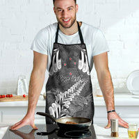 New Zealand Weka Personalised Apron Aotearoa Hen Silver Fern Maori Pattern