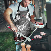 New Zealand Weka Personalised Apron Aotearoa Hen Silver Fern Maori Pattern