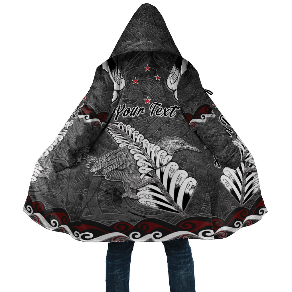 New Zealand Weka Personalised Cloak Aotearoa Hen Silver Fern Maori Pattern