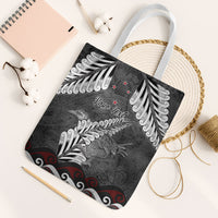 New Zealand Weka Personalised Tote Bag Aotearoa Hen Silver Fern Maori Pattern