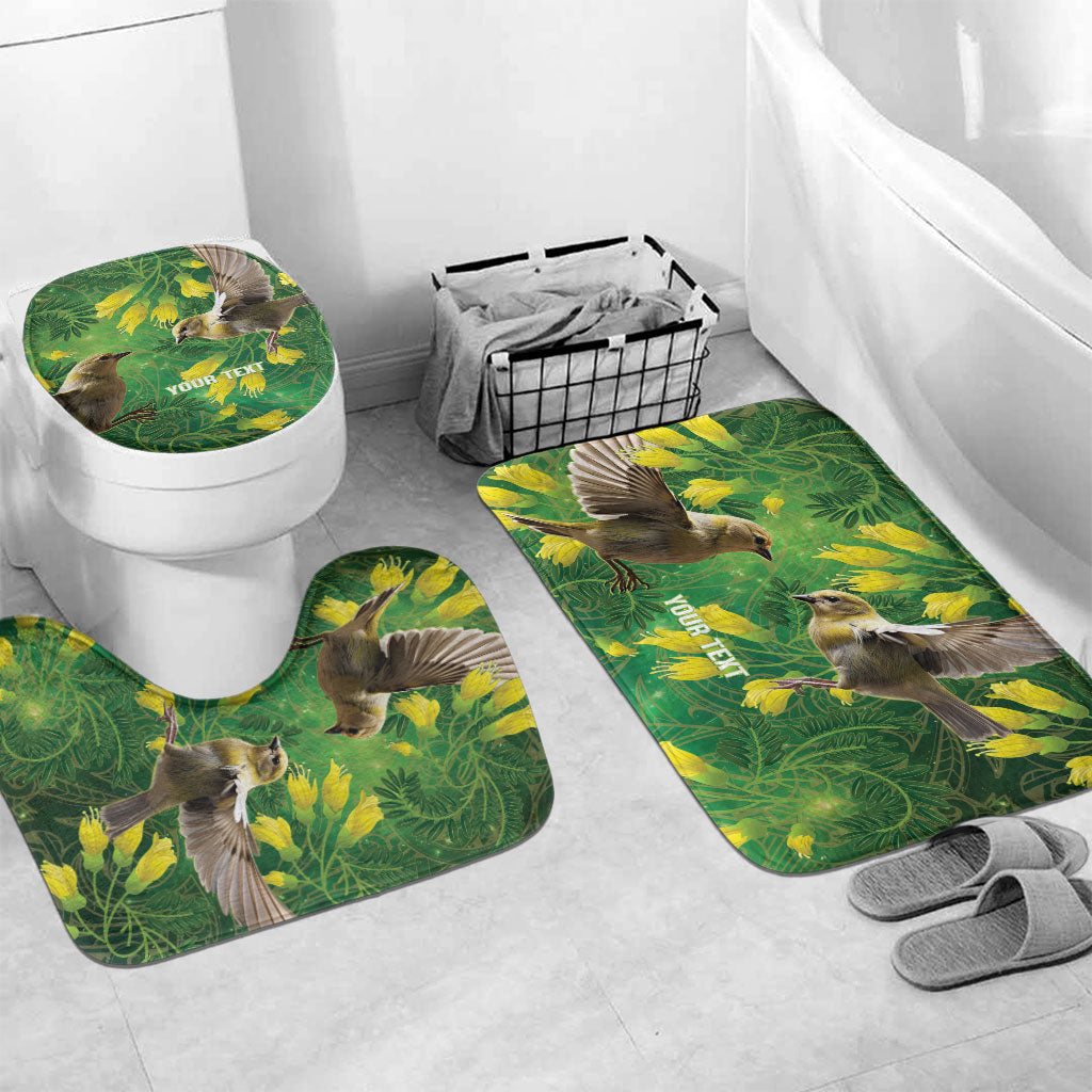 Bellbird New Zealand Personalised Bathroom Set Kowhai Flower Maori Pattern
