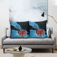 Snapper Fishing New Zealand Pillow Cover Tamure Fish Hook Maori Pattern