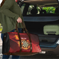 Personalised Darts New Zealand Travel Bag Silver Fern Red Color