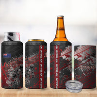 Personalised Cycling New Zealand 4 in 1 Can Cooler Tumbler Aotearoa Pride Sportswear LT22 - Polynesian Pride