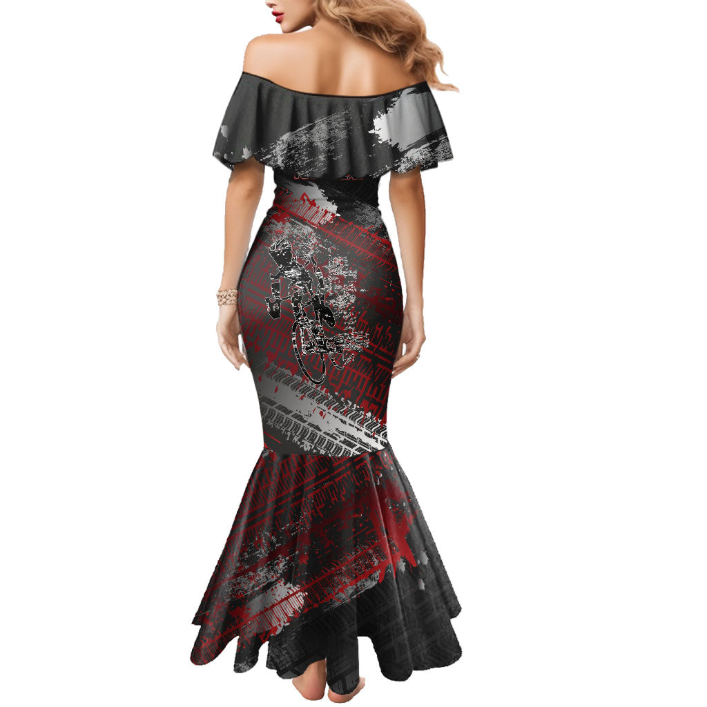 Personalised Cycling New Zealand Family Matching Mermaid Dress and Hawaiian Shirt Aotearoa Pride Sportswear LT22 - Polynesian Pride