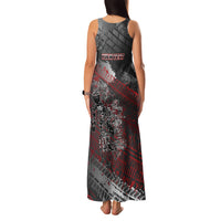 Personalised Cycling New Zealand Family Matching Tank Maxi Dress and Hawaiian Shirt Aotearoa Pride Sportswear LT22 - Polynesian Pride
