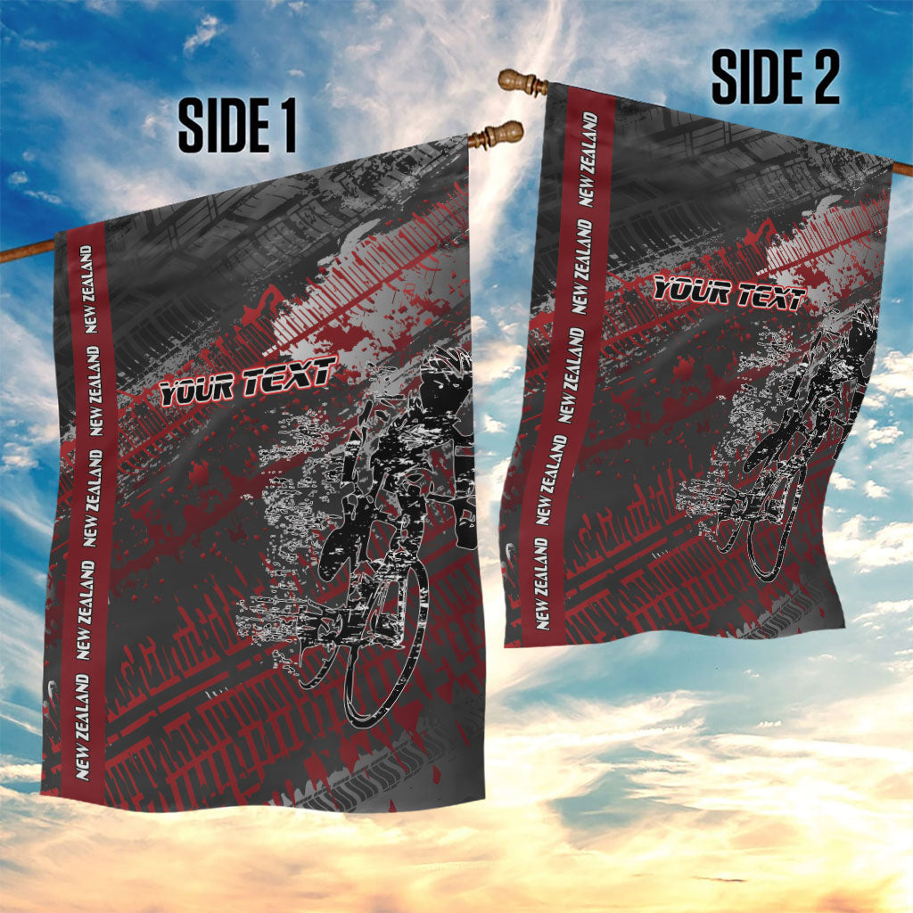 Personalised Cycling New Zealand Garden Flag Aotearoa Pride Sportswear
