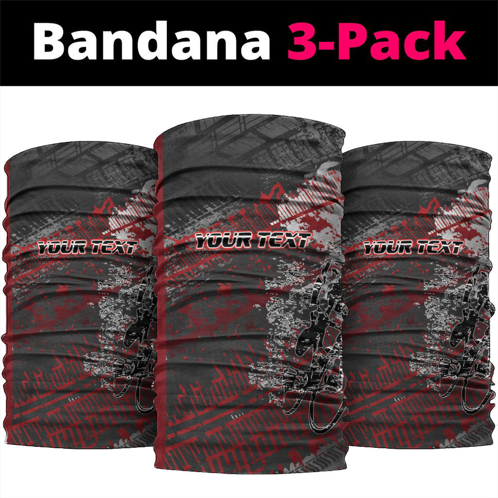 Personalised Cycling New Zealand Neck Gaiter Aotearoa Pride Sportswear LT22 package One Size: 25*50cm Red - Polynesian Pride