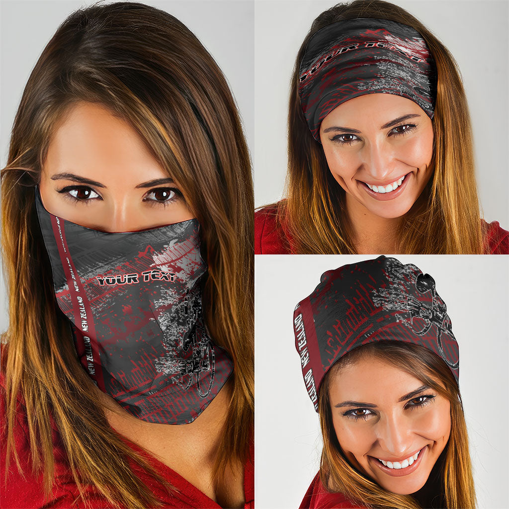 Personalised Cycling New Zealand Neck Gaiter Aotearoa Pride Sportswear LT22 - Polynesian Pride