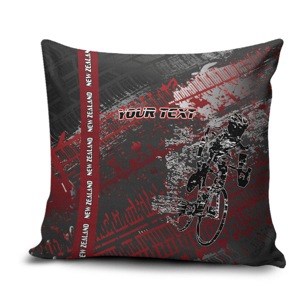 Personalised Cycling New Zealand Pillow Cover Aotearoa Pride Sportswear