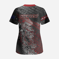 Personalised Cycling New Zealand Scrub Top Aotearoa Pride Sportswear