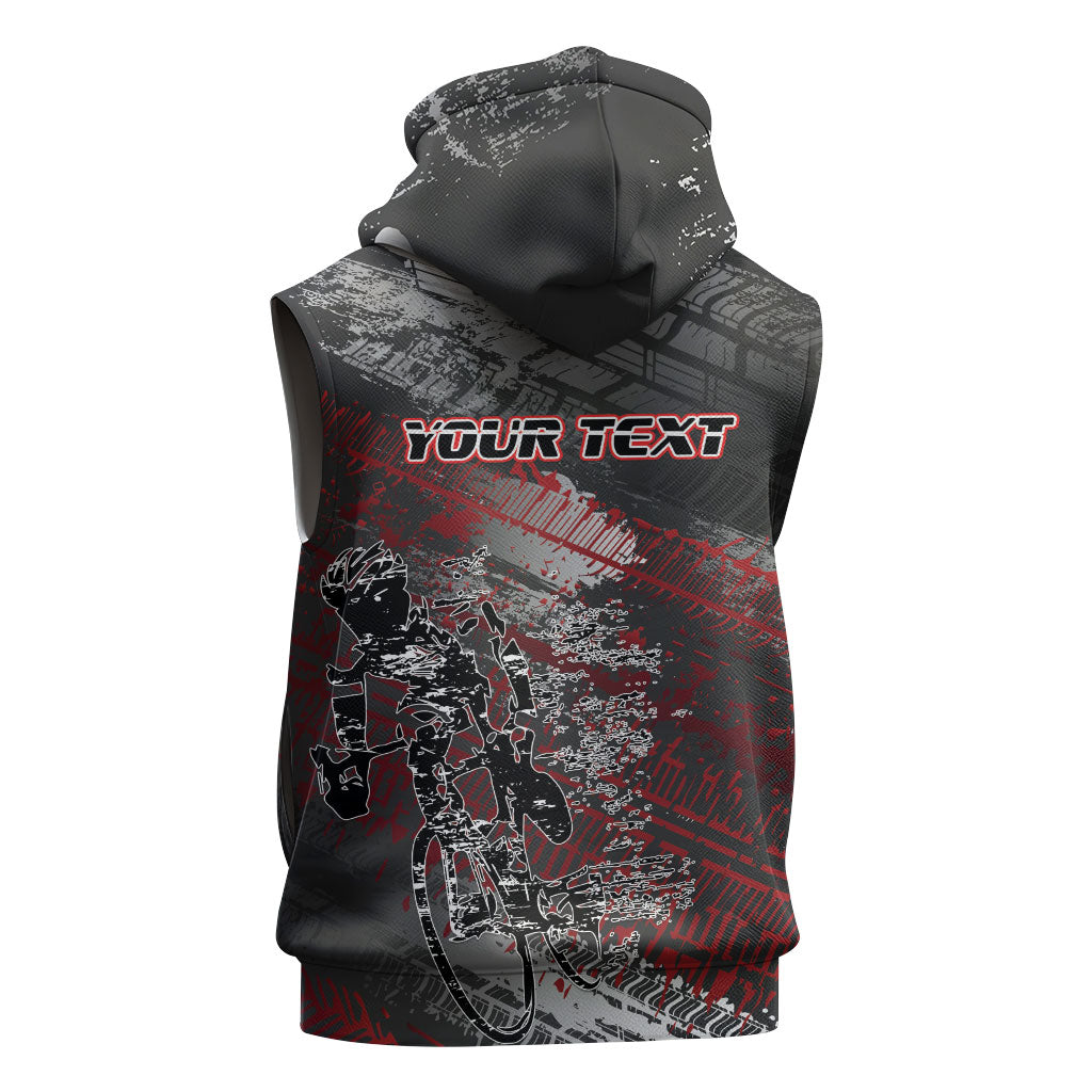 Personalised Cycling New Zealand Sleeveless Hoodie Aotearoa Pride Sportswear