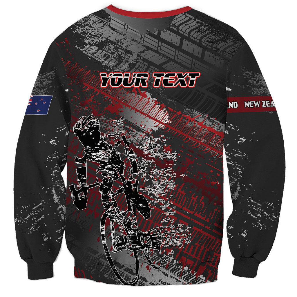 Personalised Cycling New Zealand Sweatshirt Aotearoa Pride Sportswear