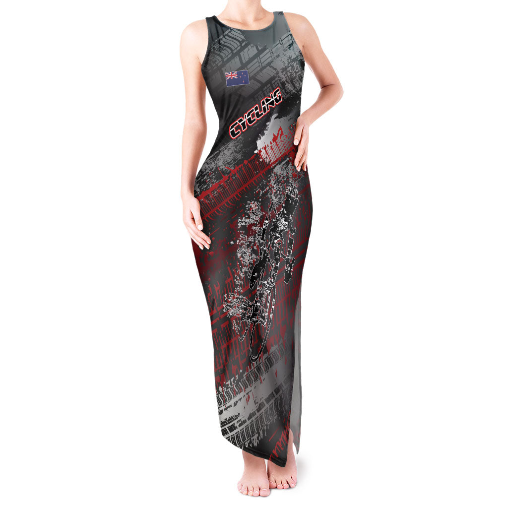 Personalised Cycling New Zealand Tank Maxi Dress Aotearoa Pride Sportswear