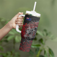 Personalised Cycling New Zealand Tumbler With Handle Aotearoa Pride Sportswear