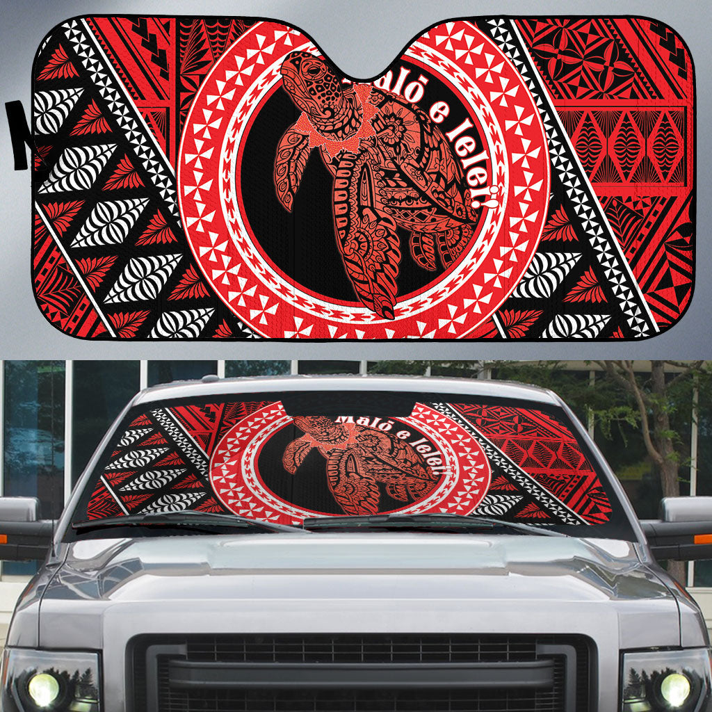 Tonga Language Week Auto Sun Shade Heilala Turtle Malo E Lelei