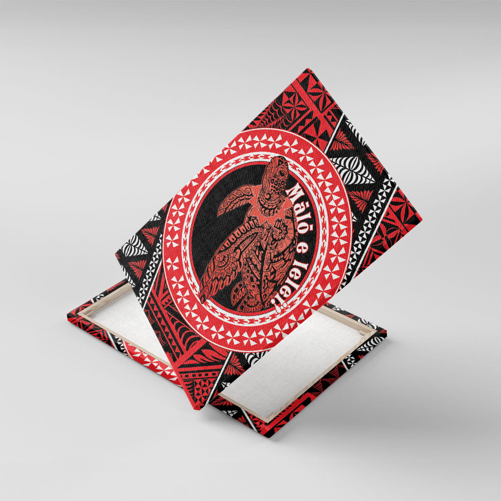 Tonga Language Week Canvas Wall Art Heilala Turtle Malo E Lelei